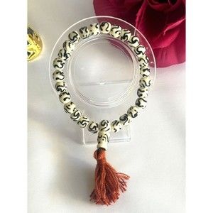 Natural Tibetan Yak Bone Om Bracelet 8mm Prayer Healing Reiki Energy